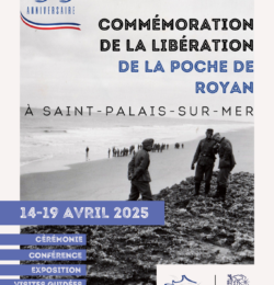 Affiche 80e anniversaire de la libération de Saint-Palais-sur-Mer